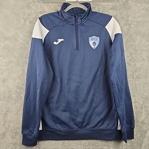 Joma Invictus Football Club Soccer 1/4 Zip Pullover Men's Sz Medium‎ Navy Blue